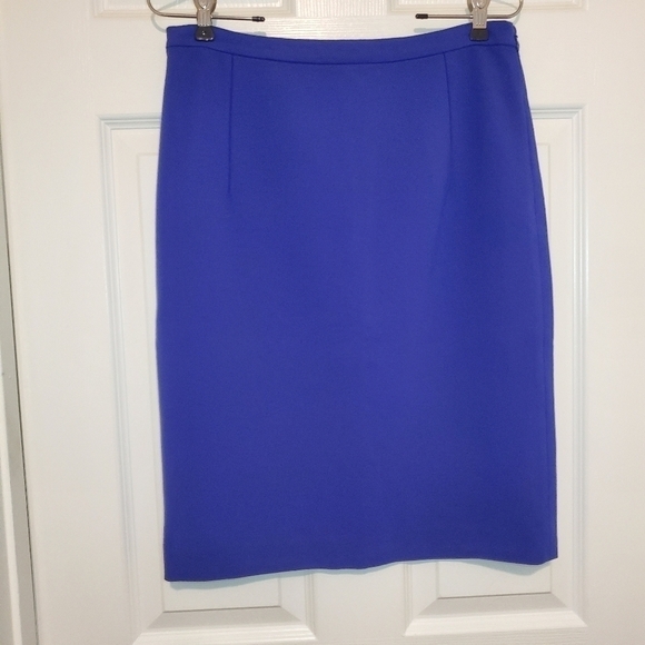 Diane von Furstenburg DVF New Pencil Skirt, 10 Blue - Picture 1 of 11